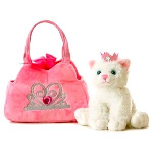 👑 AURORA WORLD - Princess Kitten Pet Carrier - 8”